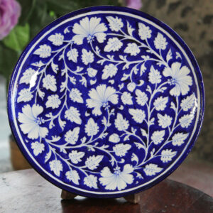 Blue Pottery Wall Plate- Blue Jaipur