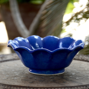 Blue Pottery Handcrafted Blue Bowl - 6 Inch